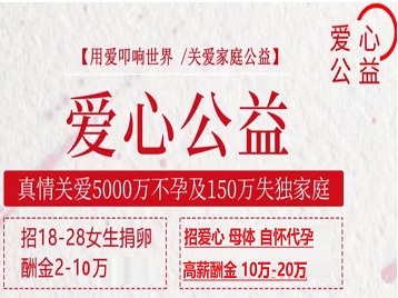 古浪捐卵助孕生子 爱心志愿者招募